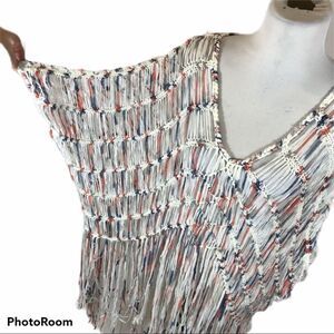 Unique Boho Festival Piece- Weaved Poncho Yahada‎